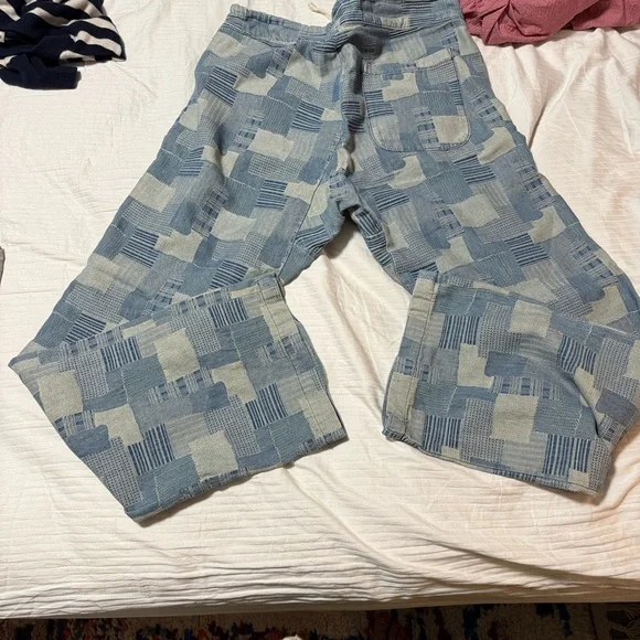 Blue Patchwork pants - Picture 4 of 4
